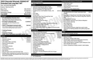 2022 Chevrolet Silverado 3500 HD Work Truck