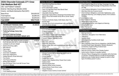 2026 Chevrolet Colorado Z71