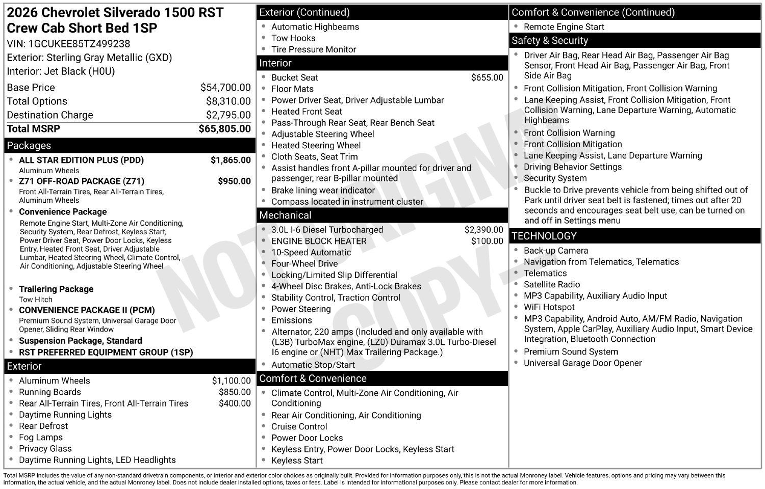2026 Chevrolet Silverado 1500 RST