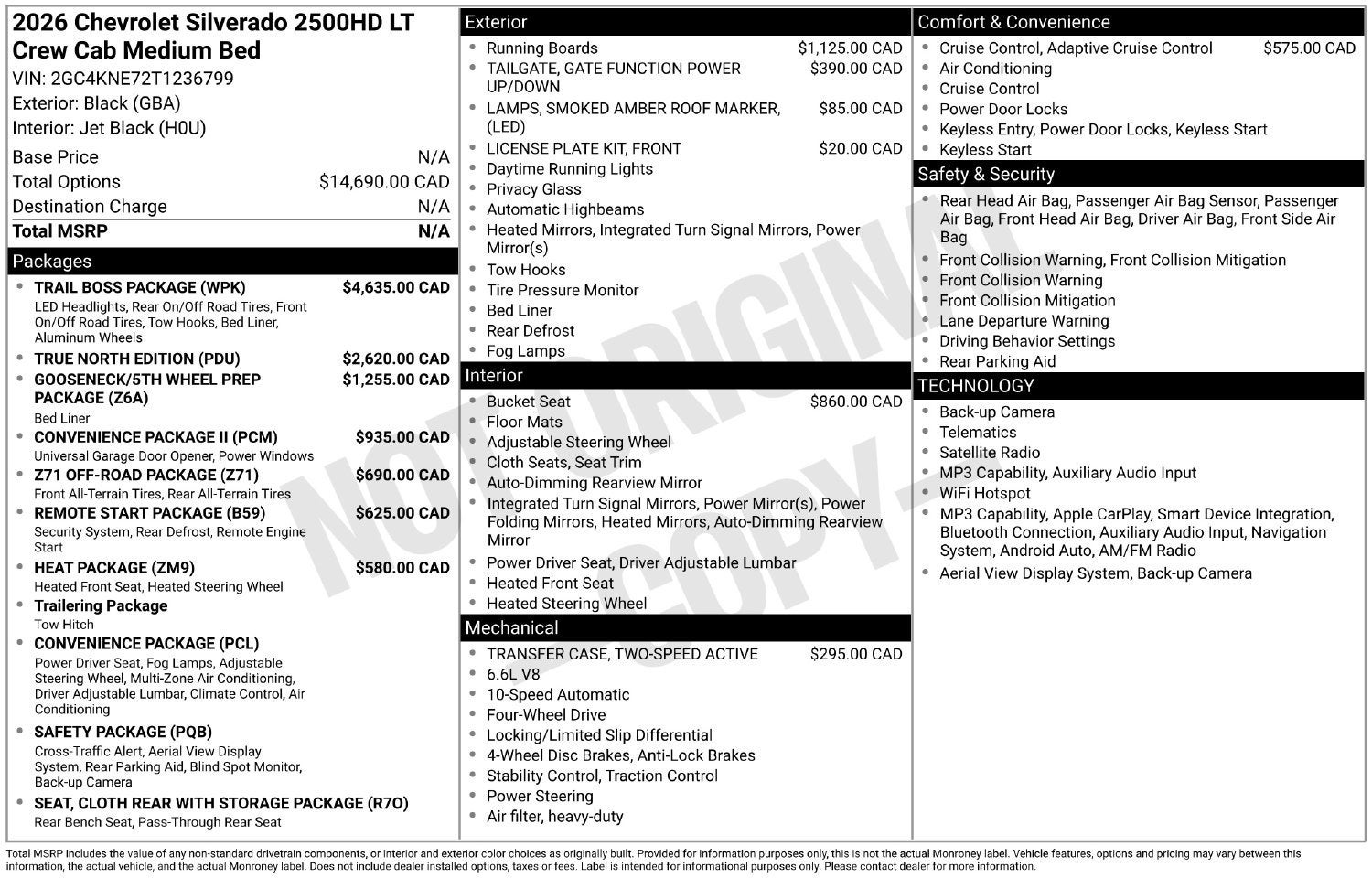 2026 Chevrolet Silverado 2500 HD LT