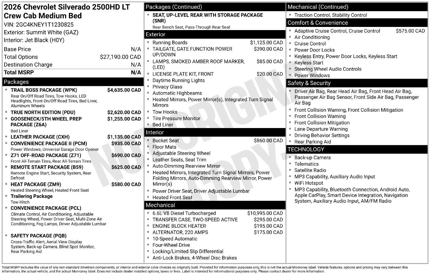 2026 Chevrolet Silverado 2500 HD LT