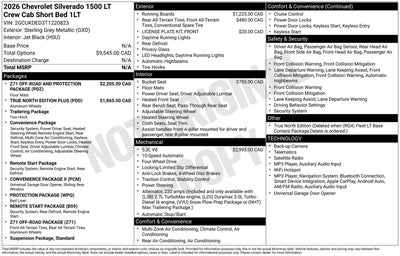 2026 Chevrolet Silverado 1500 LT