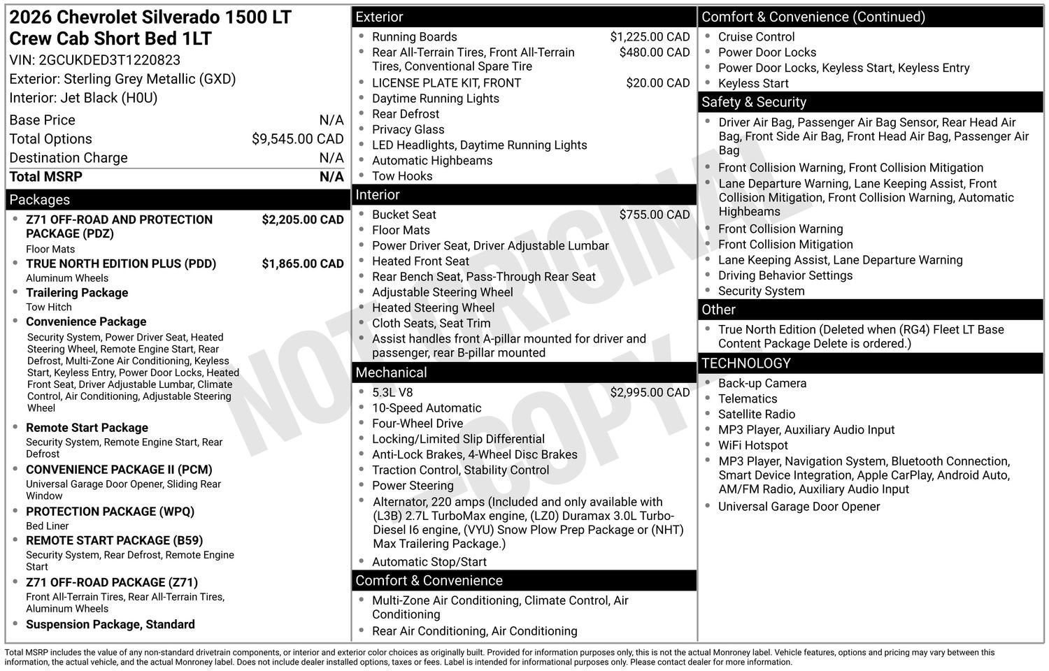 2026 Chevrolet Silverado 1500 LT