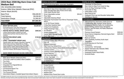 2024 RAM 2500 Big Horn