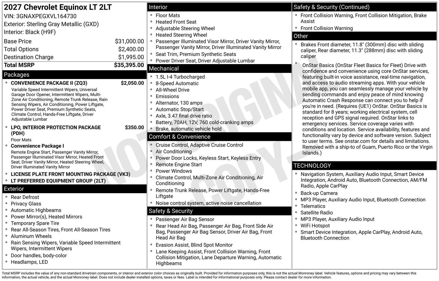 2027 Chevrolet Equinox LT