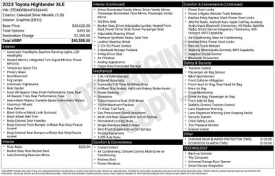 2023 Toyota Highlander L